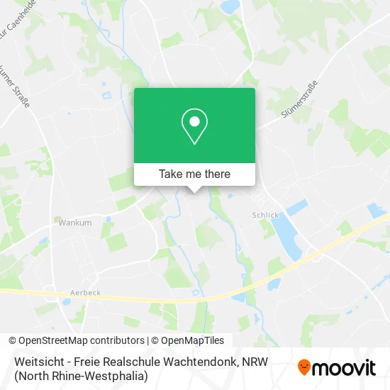Карта Weitsicht - Freie Realschule Wachtendonk