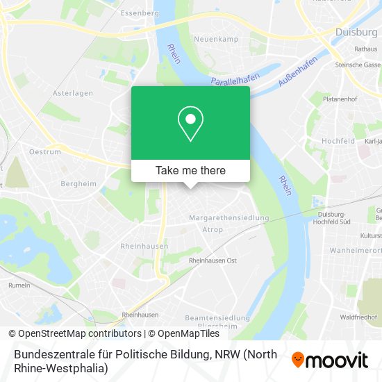 Bundeszentrale für Politische Bildung map