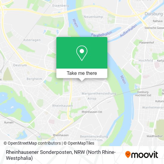 Rheinhausener Sonderposten map