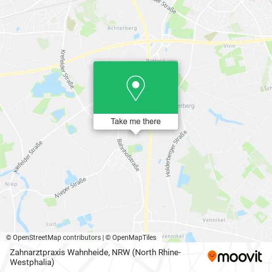 Карта Zahnarztpraxis Wahnheide