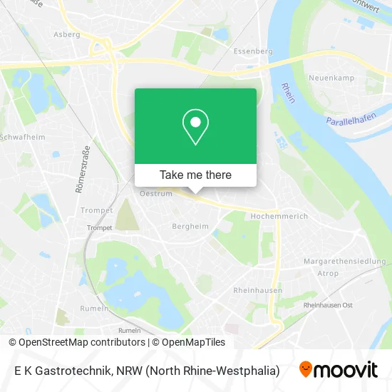 E K Gastrotechnik map