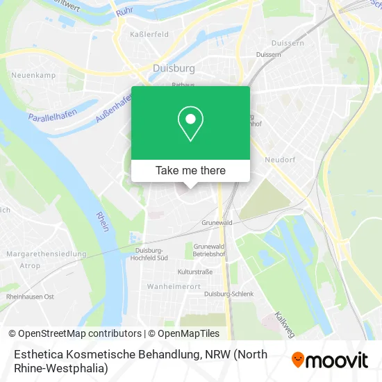 Карта Esthetica Kosmetische Behandlung