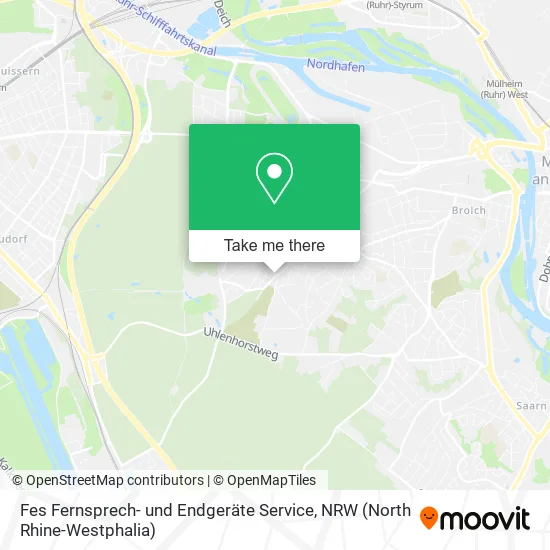 Карта Fes Fernsprech- und Endgeräte Service