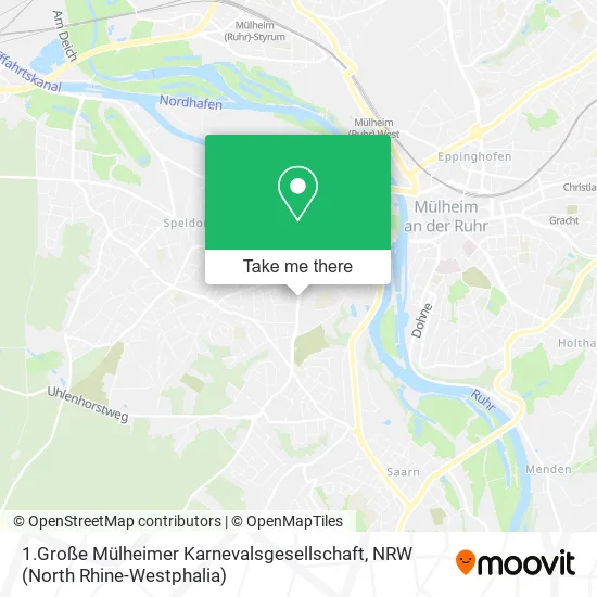 Карта 1.Große Mülheimer Karnevalsgesellschaft