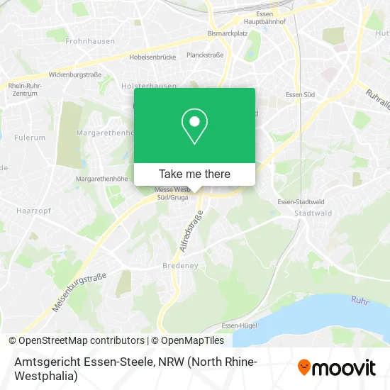 Карта Amtsgericht Essen-Steele