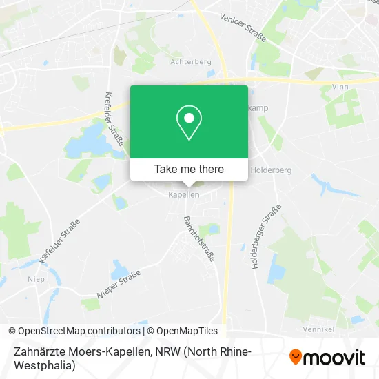 Карта Zahnärzte Moers-Kapellen