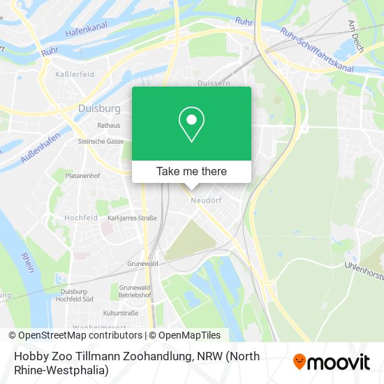 Hobby Zoo Tillmann Zoohandlung map