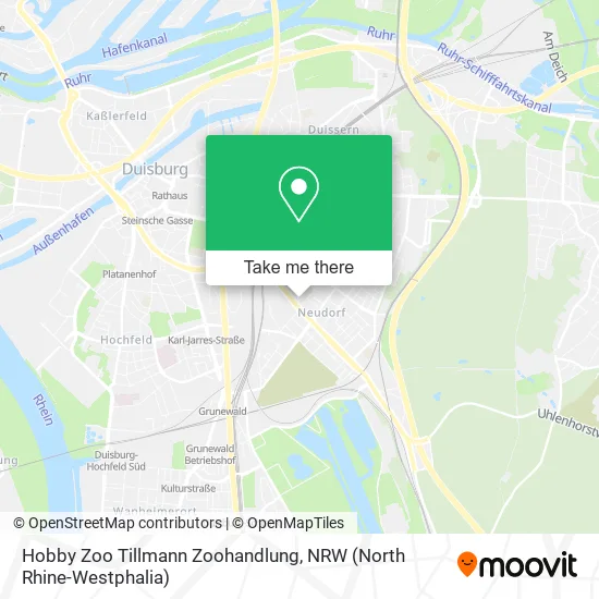 Карта Hobby Zoo Tillmann Zoohandlung