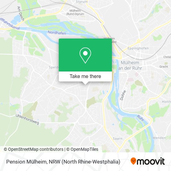 Pension Mülheim map