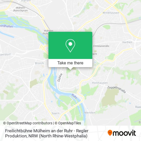 Freilichtbühne Mülheim an der Ruhr - Regler Produktion map