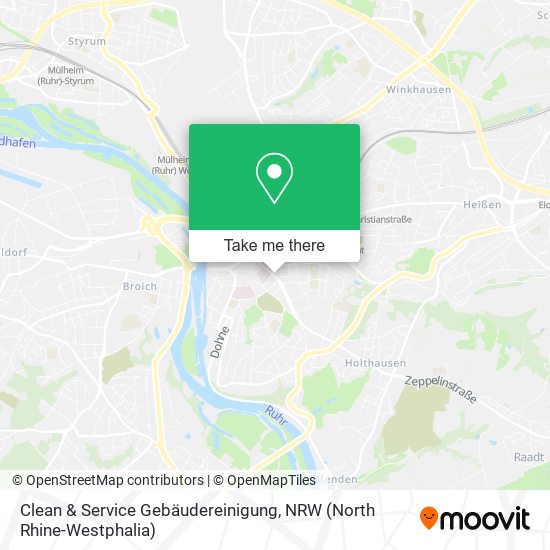 Clean & Service Gebäudereinigung map