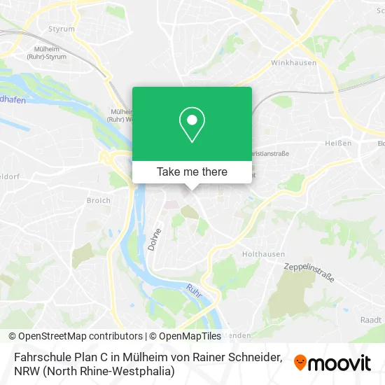 Карта Fahrschule Plan C in Mülheim von Rainer Schneider