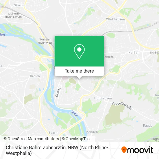 Карта Christiane Bahrs Zahnärztin