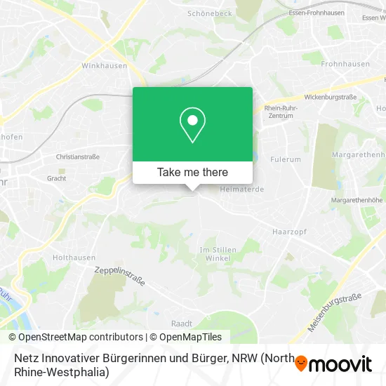 Карта Netz Innovativer Bürgerinnen und Bürger