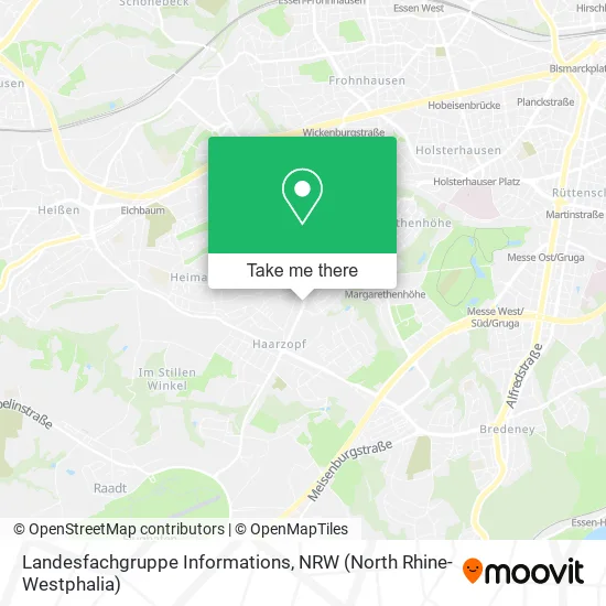 Карта Landesfachgruppe Informations