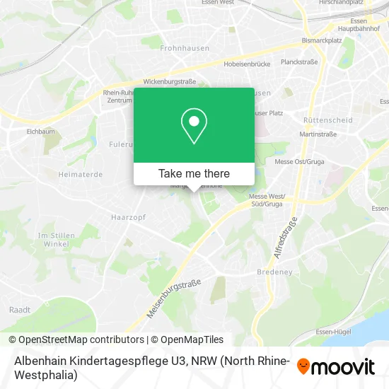 Карта Albenhain Kindertagespflege U3