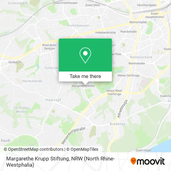 Карта Margarethe Krupp Stiftung