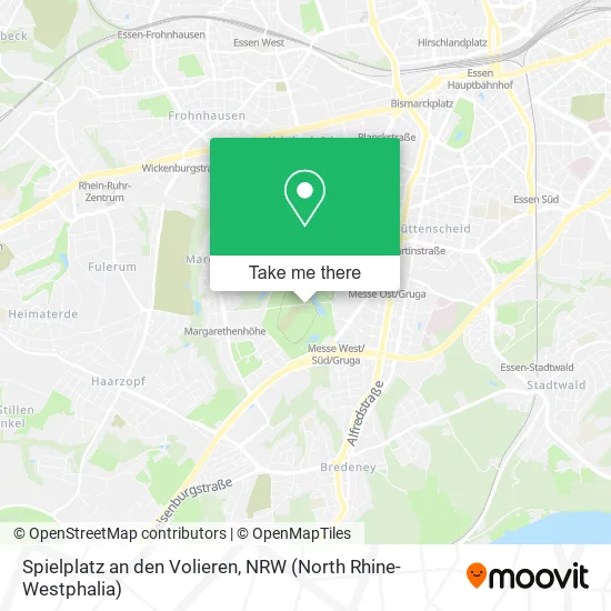 Карта Spielplatz an den Volieren