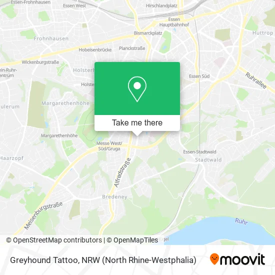 Карта Greyhound Tattoo
