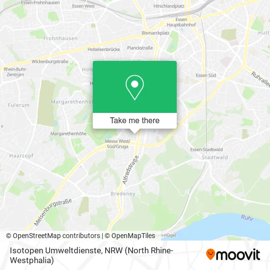 Isotopen Umweltdienste map