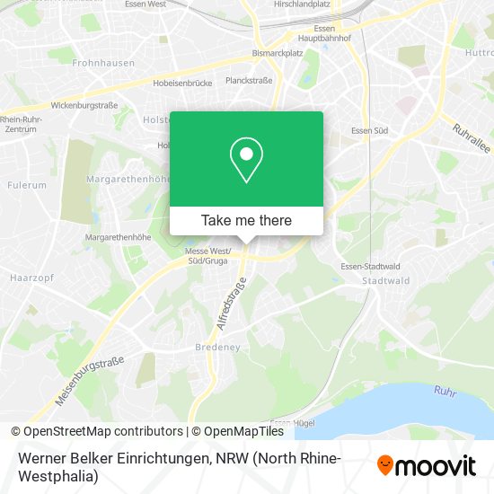 Werner Belker Einrichtungen map