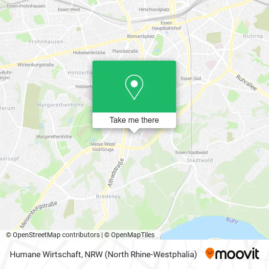Карта Humane Wirtschaft