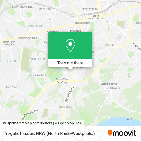 Карта Yogahof Essen