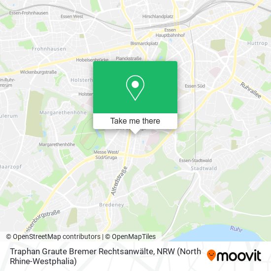 Traphan Graute Bremer Rechtsanwälte map