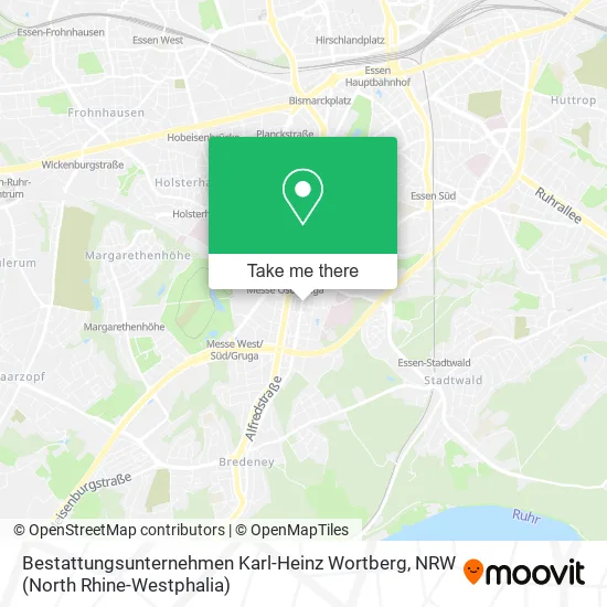 Карта Bestattungsunternehmen Karl-Heinz Wortberg