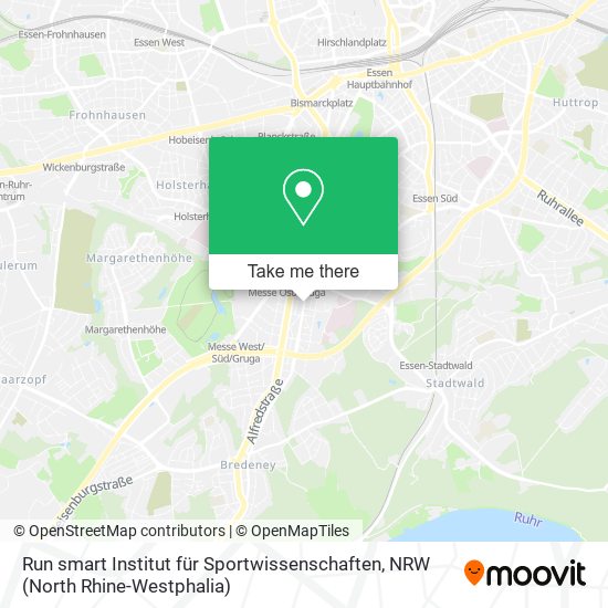 Run smart Institut für Sportwissenschaften map