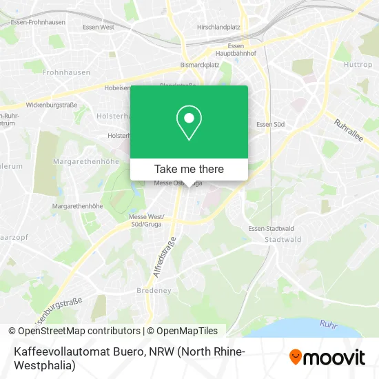 Карта Kaffeevollautomat Buero