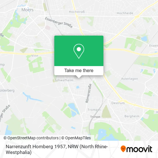 Карта Narrenzunft Homberg 1957