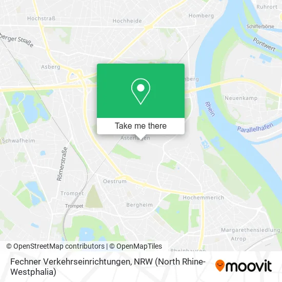 Карта Fechner Verkehrseinrichtungen