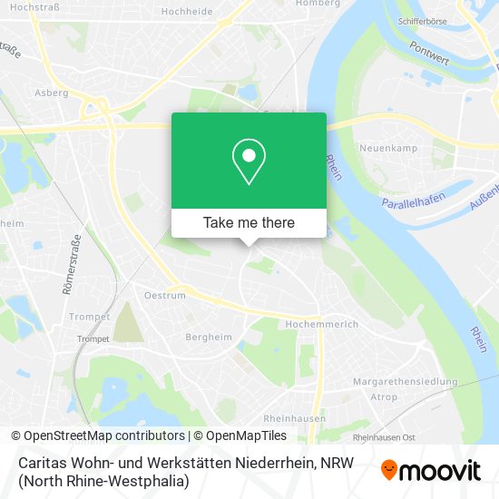 Caritas Wohn- und Werkstätten Niederrhein map