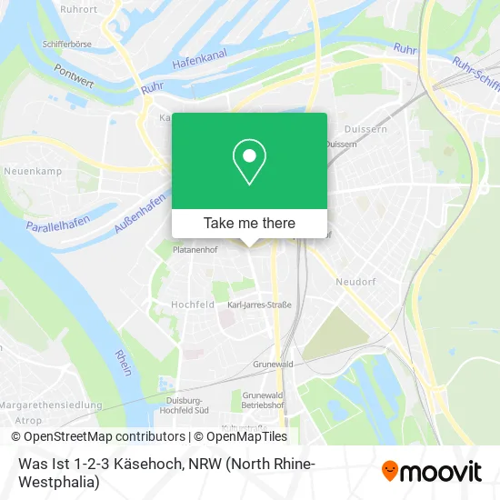 Карта Was Ist 1-2-3 Käsehoch