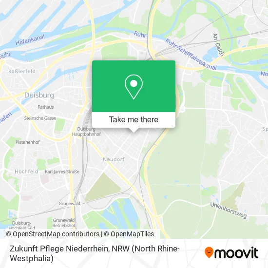 Карта Zukunft Pflege Niederrhein