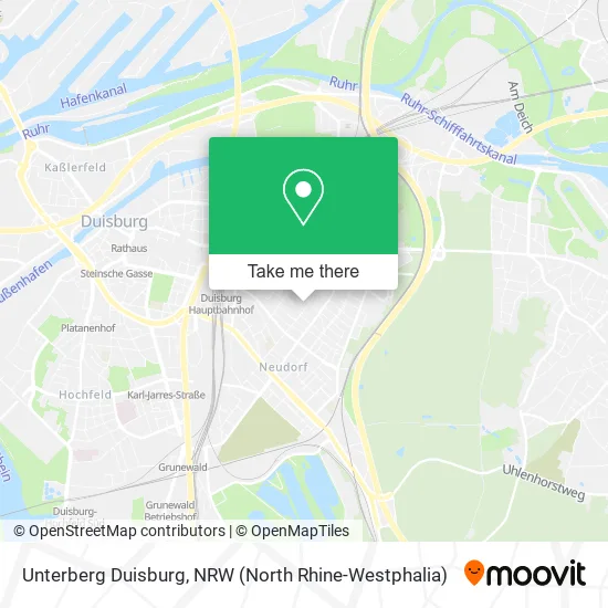 Карта Unterberg Duisburg