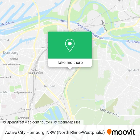 Карта Active City Hamburg