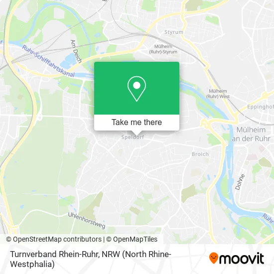 Карта Turnverband Rhein-Ruhr