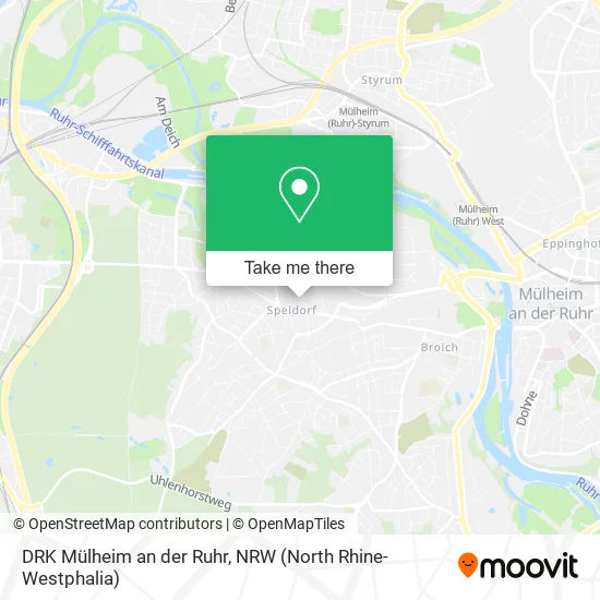 Карта DRK Mülheim an der Ruhr