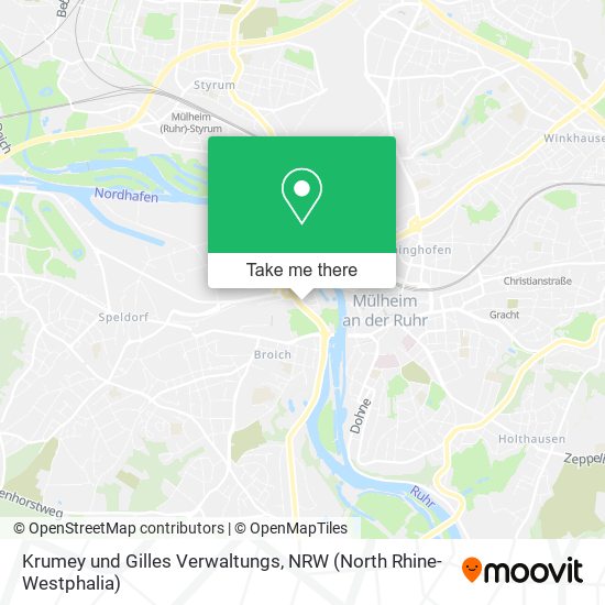 Krumey und Gilles Verwaltungs map