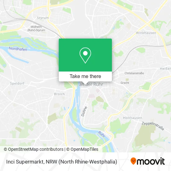 Карта Inci Supermarkt