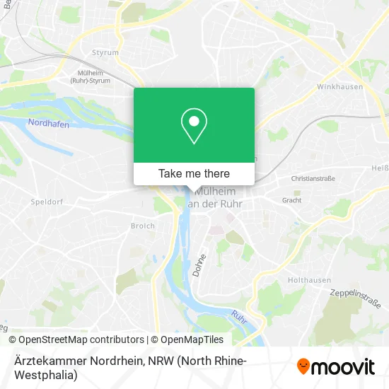 Карта Ärztekammer Nordrhein