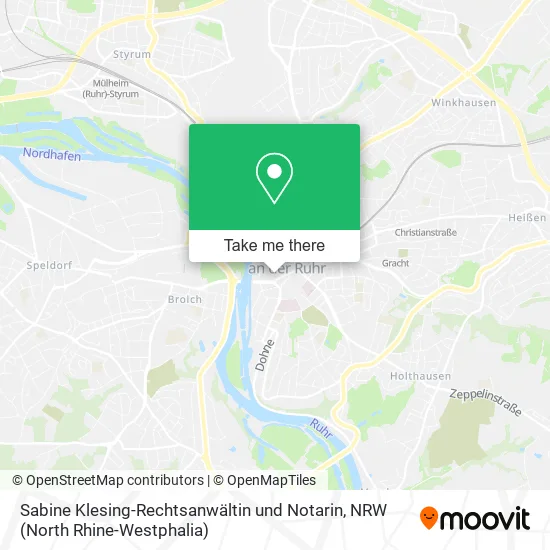 Карта Sabine Klesing-Rechtsanwältin und Notarin
