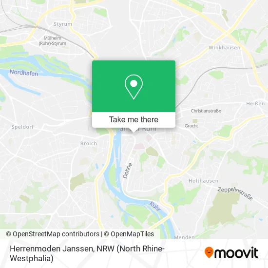 Карта Herrenmoden Janssen