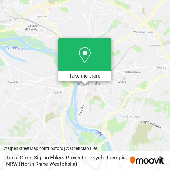 Карта Tanja Girod Sigrun Ehlers Praxis für Psychotherapie