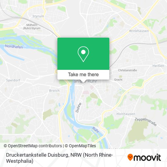 Druckertankstelle Duisburg map