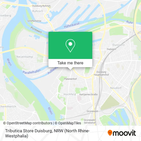 Карта Tributica Store Duisburg