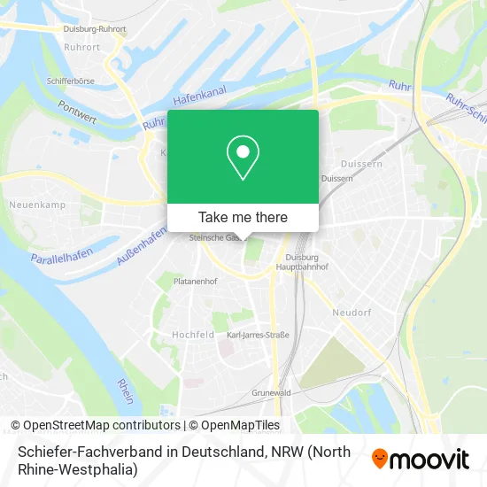 Карта Schiefer-Fachverband in Deutschland