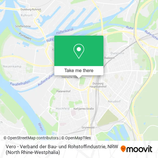 Карта Vero - Verband der Bau- und Rohstoffindustrie